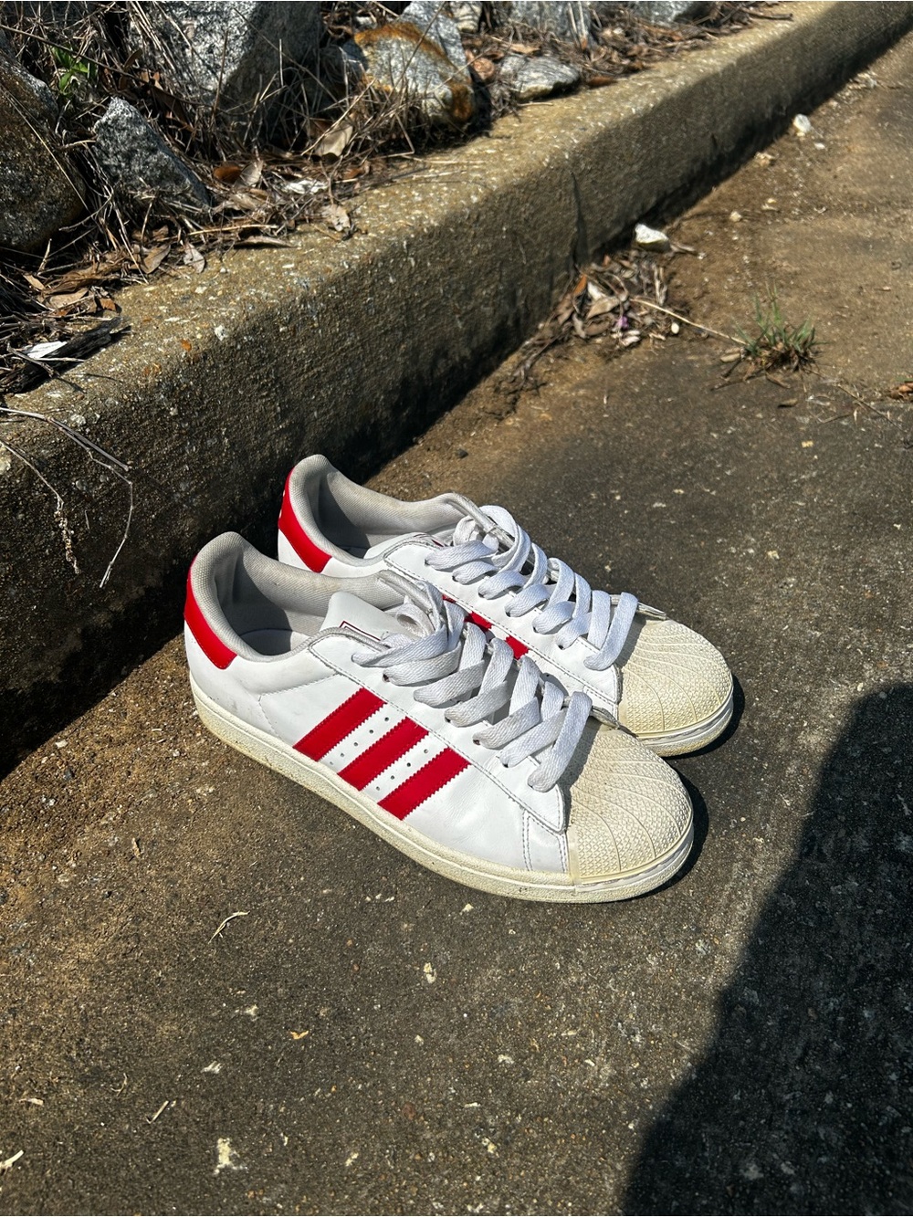 ADIDAS Originals Superstar Cloud White & Red (Men’s 10)